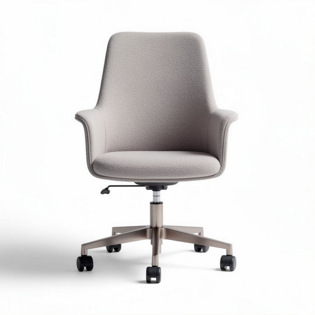 Chaise de bureau ergonomique en tissu et métal - 50 x 60 x 95