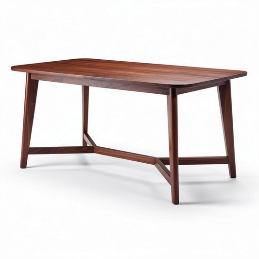 Table à manger en bois de noyer pour salle à manger - 180 x 90 x 75